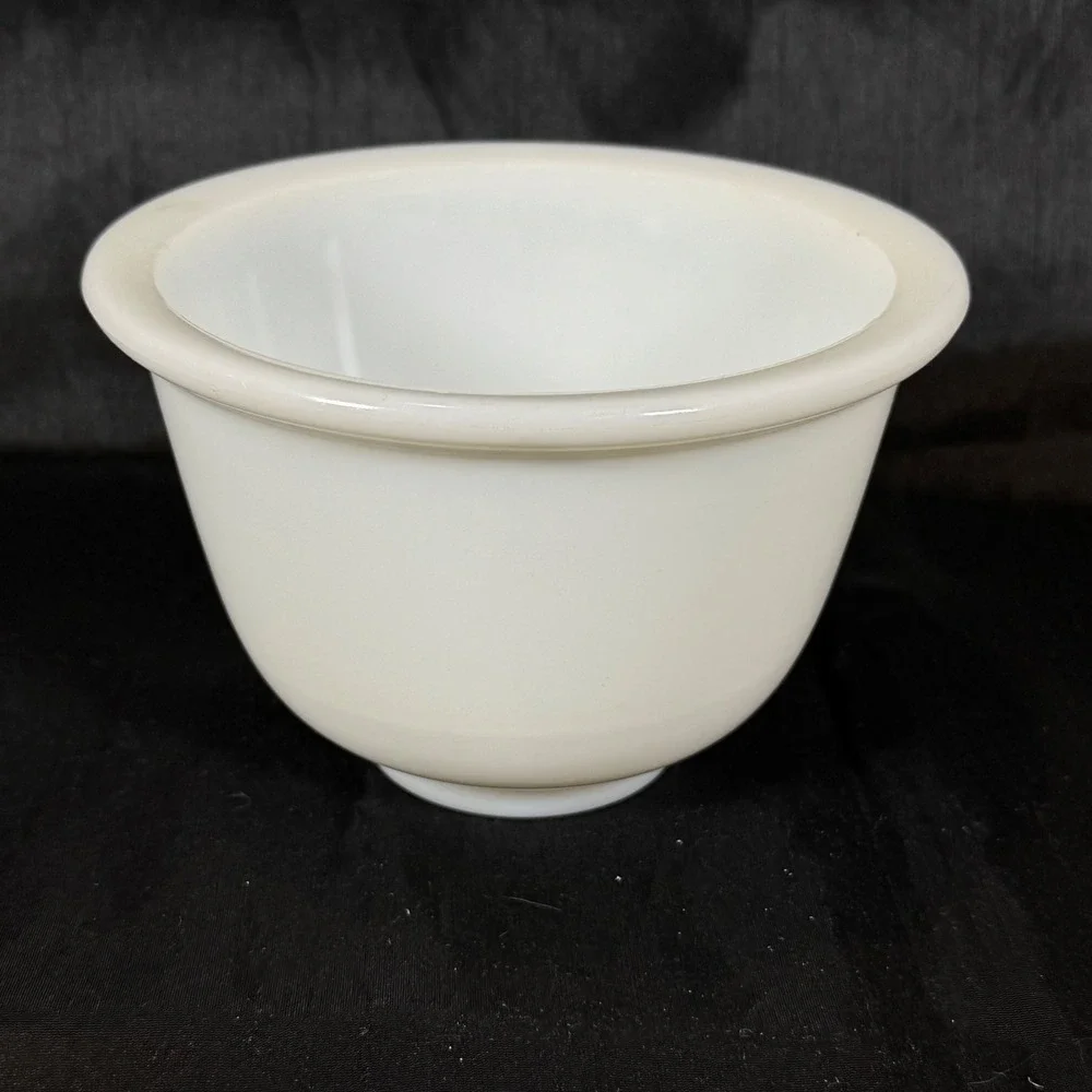 Vintage White Milk Glass Replacement Bowl 7